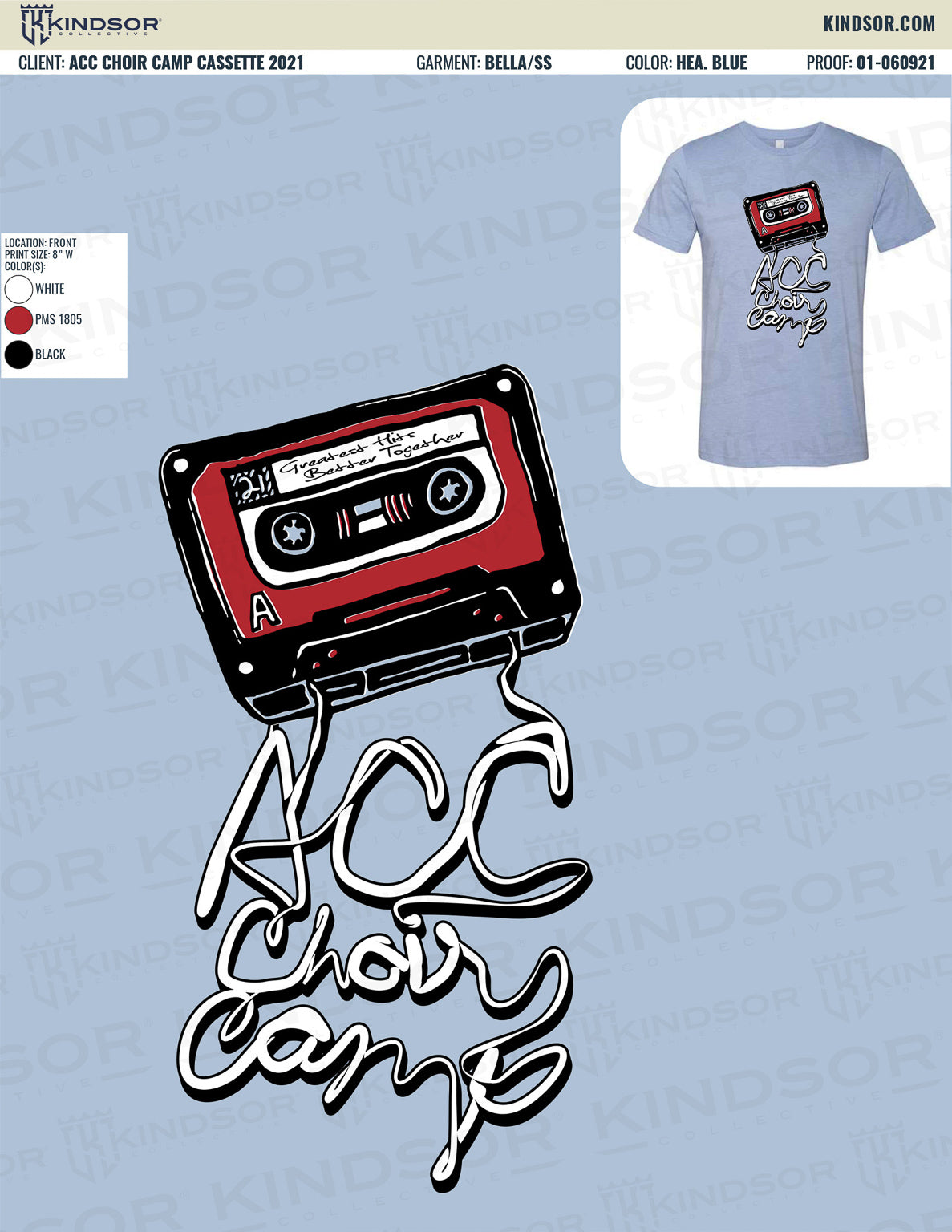 ACC Choir Camp Cassette T-Shirt