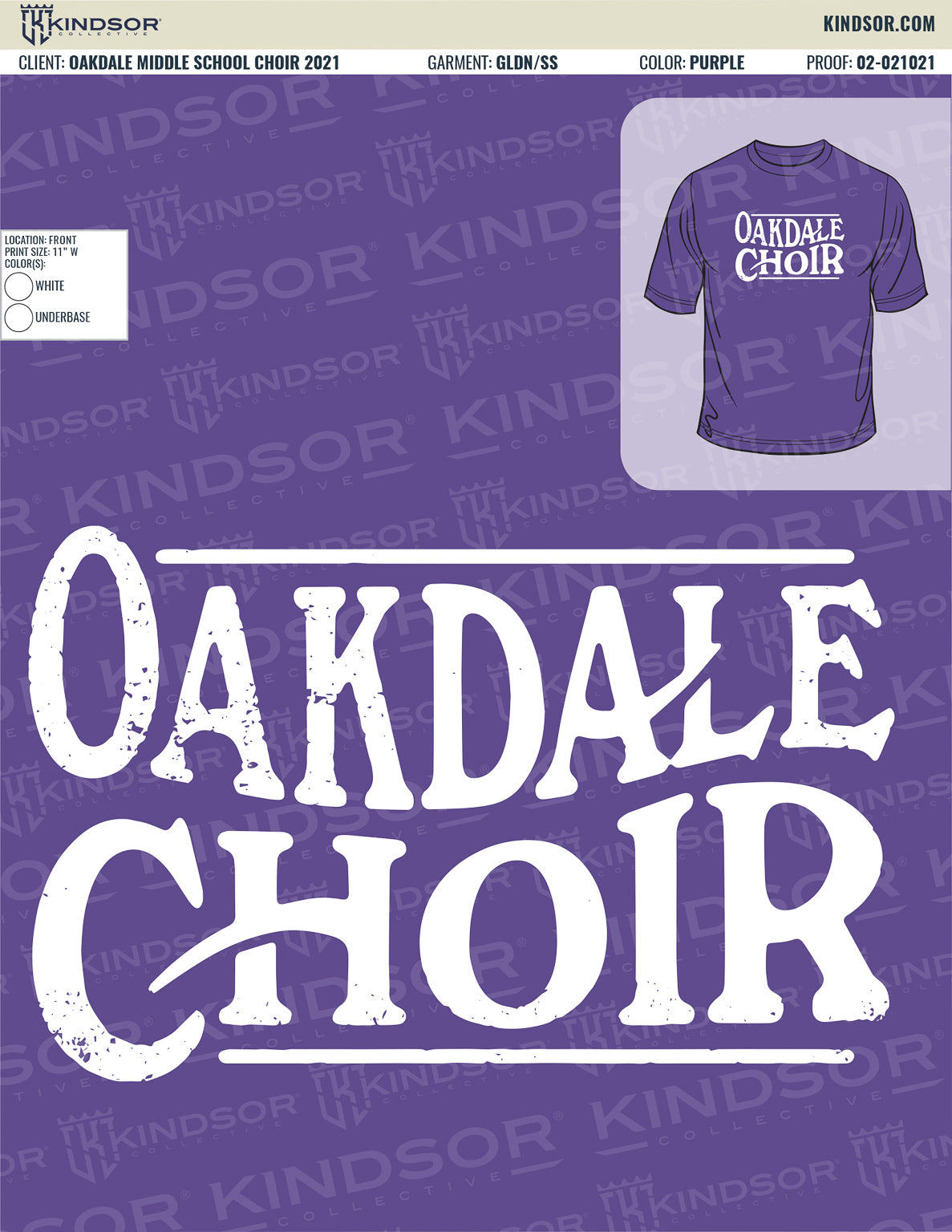 Oakdale Middle School Choir T-Shirt