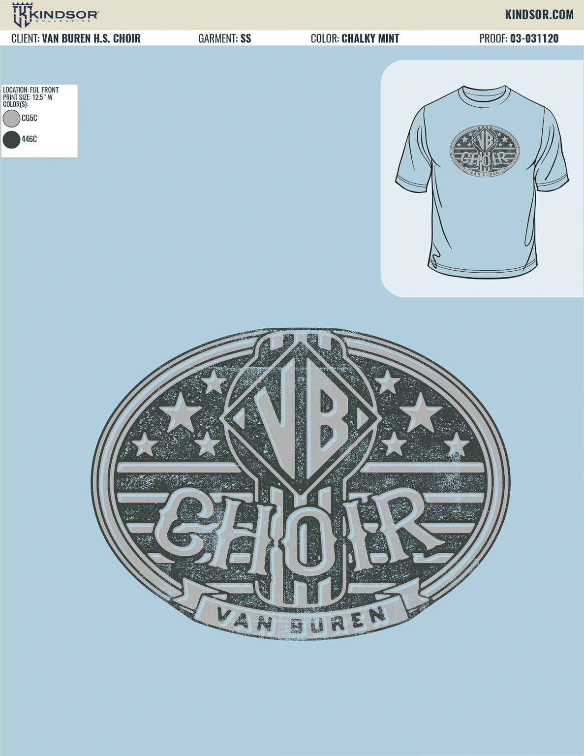 Van Buren High School Choir Spring Concert T-Shirt