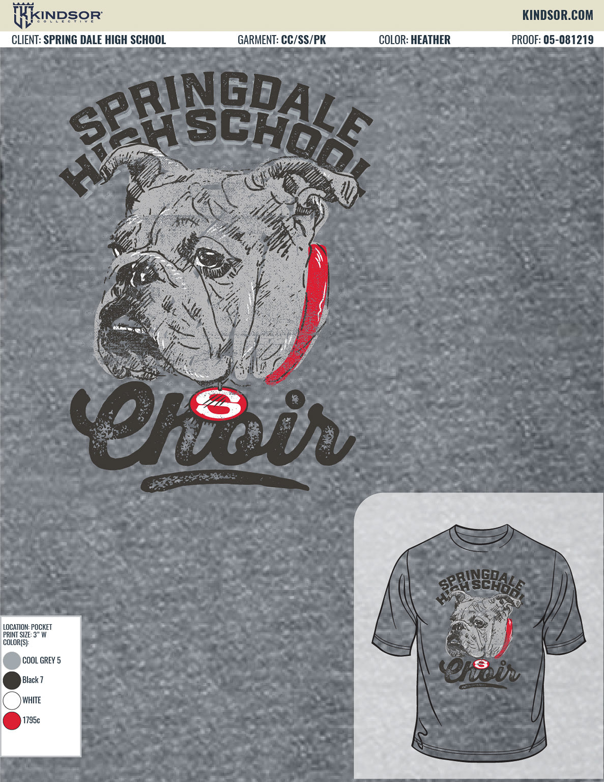 Springdale High School Choir Fall T-Shirt