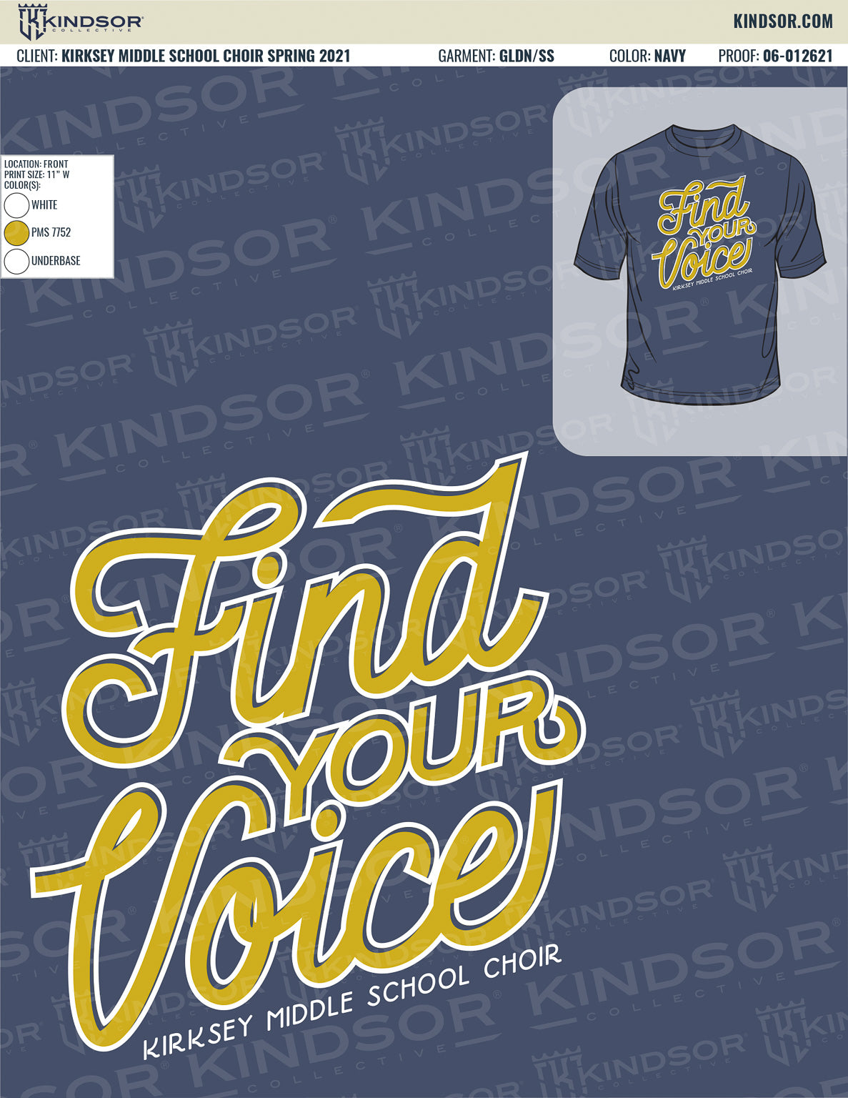 Kirksey Middle School Choir Spring T-Shirt
