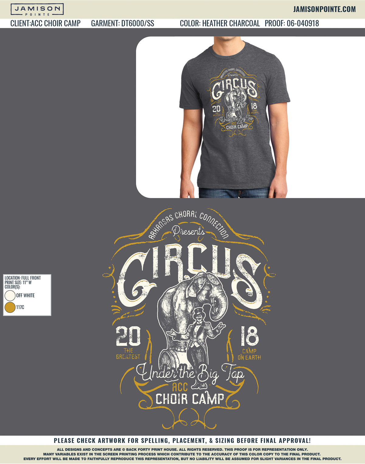 ACC Choir Camp Camper Tshirts T-Shirt