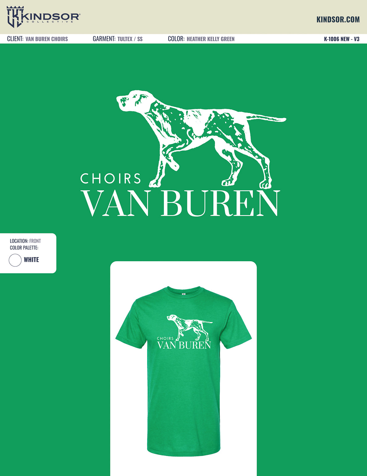 -V3 Van Buren Choirs Fall 2024 T-Shirt