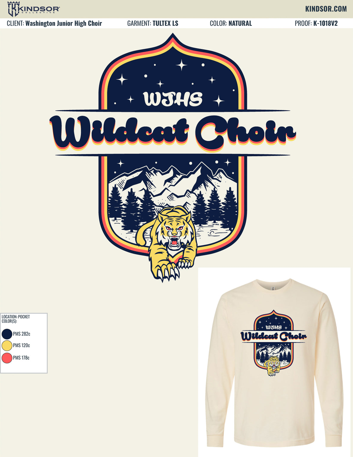 Washington Junior High Choir Fall T-Shirt
