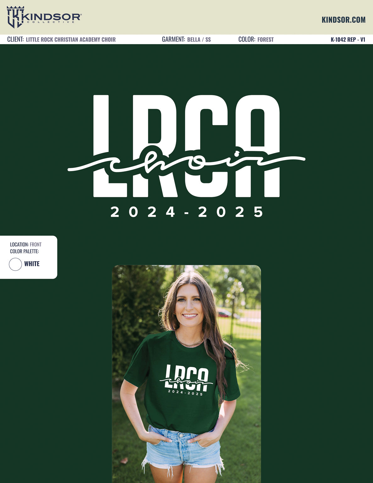 Little Rock Christian Academy Choir Fall T-Shirt