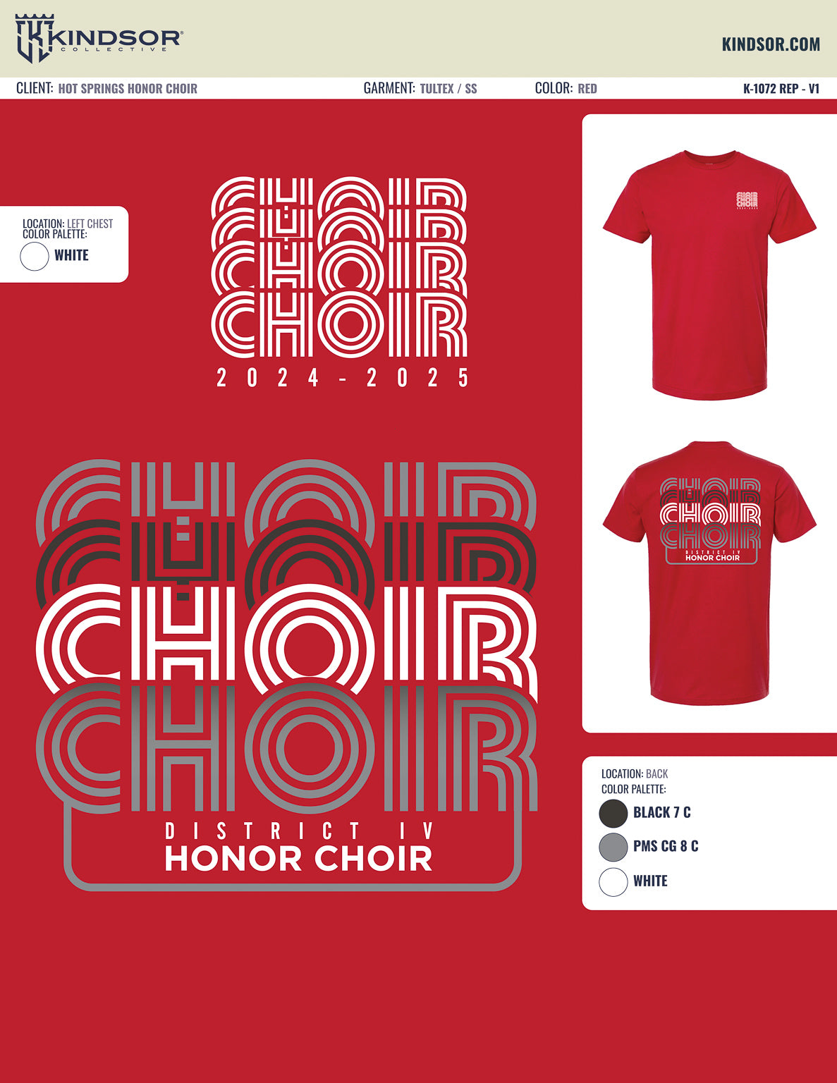Hot Springs Honor Choir T-Shirt
