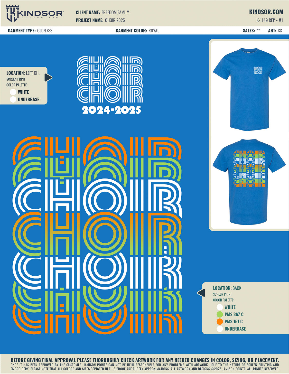 Freedom Family Choir 2025 T-Shirt