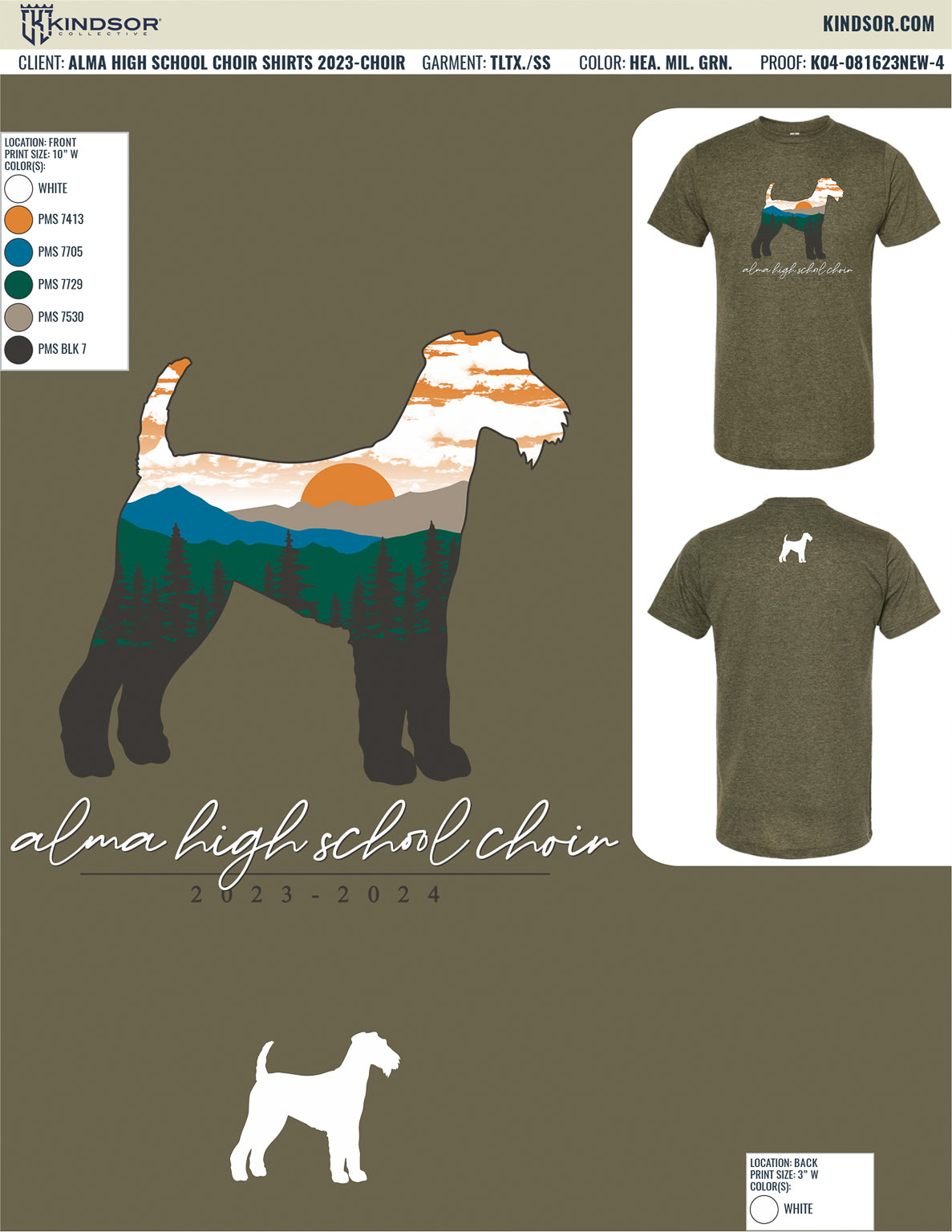 Alma High School Choir Shirts