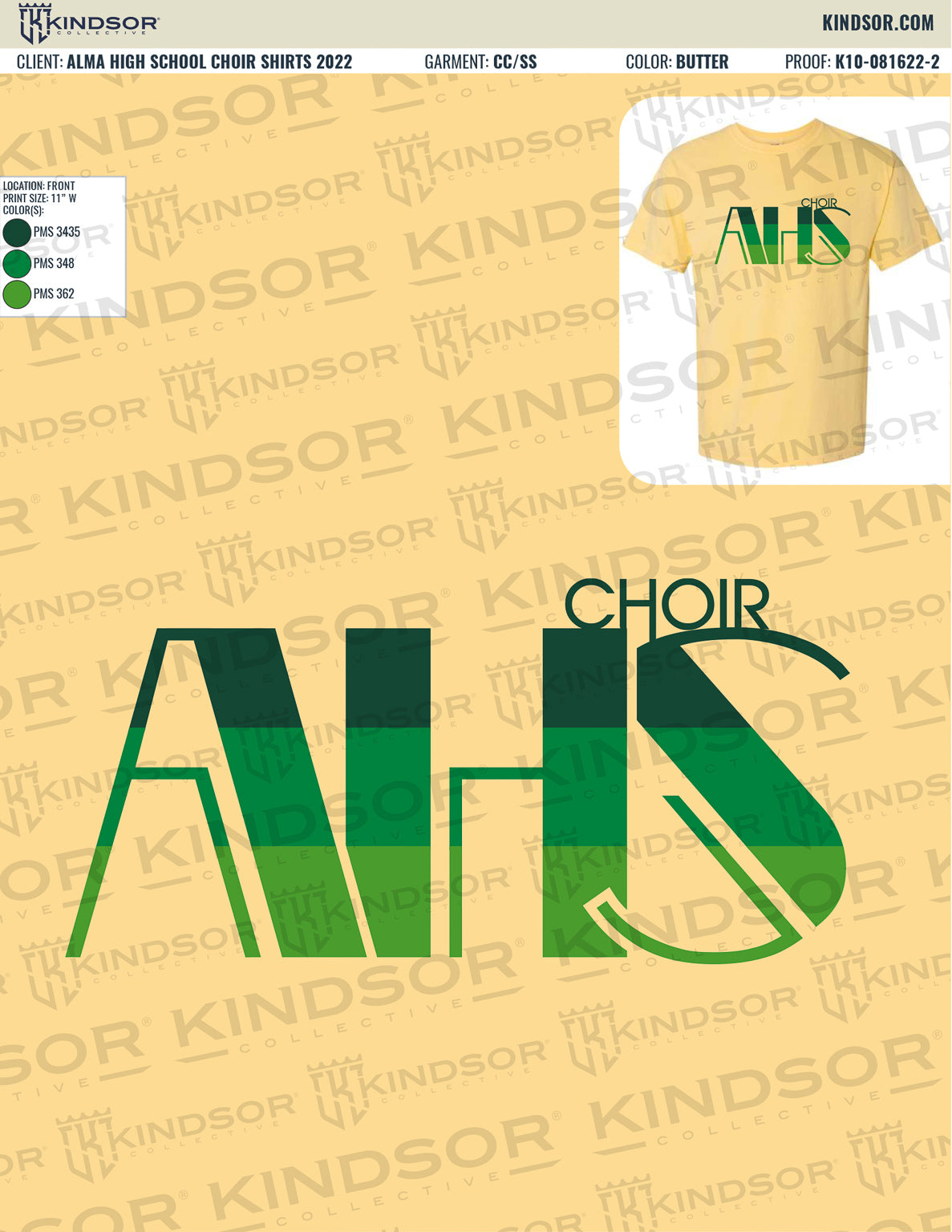 Alma High School Choir Shirts