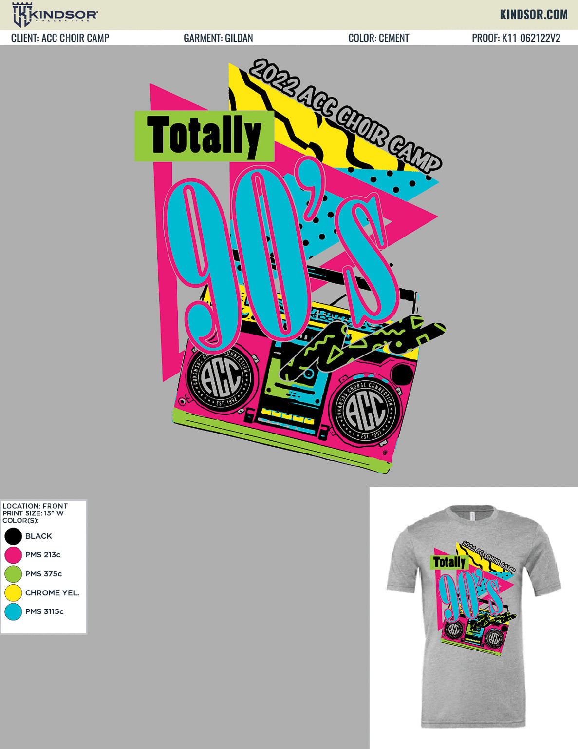 ACC Choir Camp Camper Tshirt