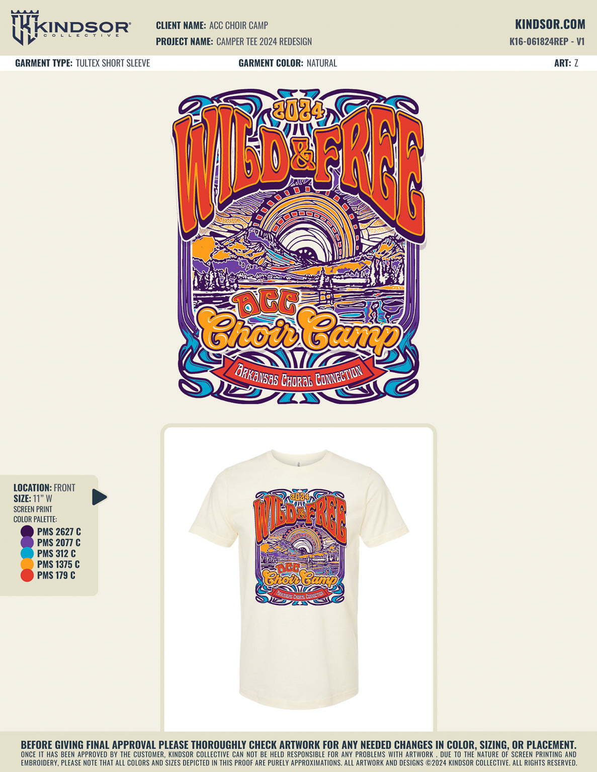 ACC Choir Camper Tee