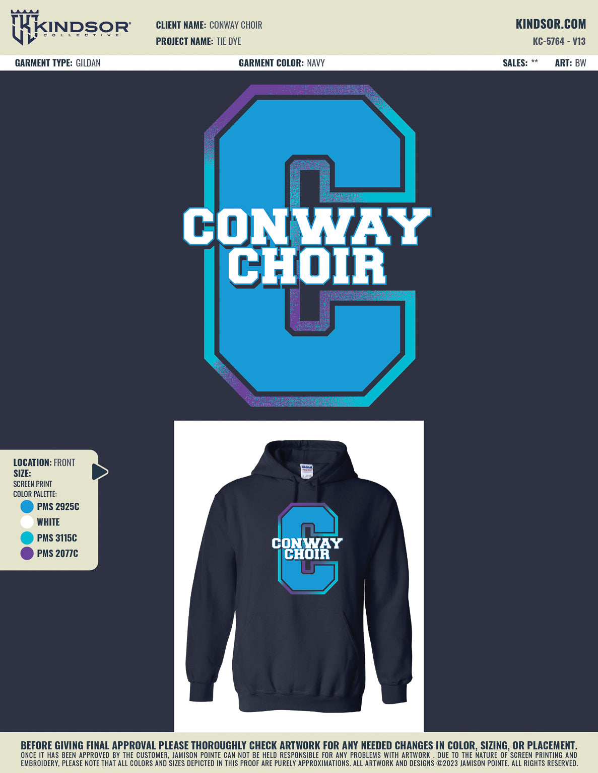 Conway Choir Tie Dye T-Shirt