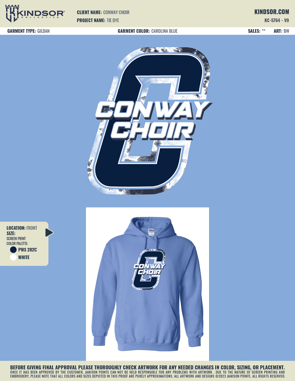 Conway Choir Tie Dye T-Shirt