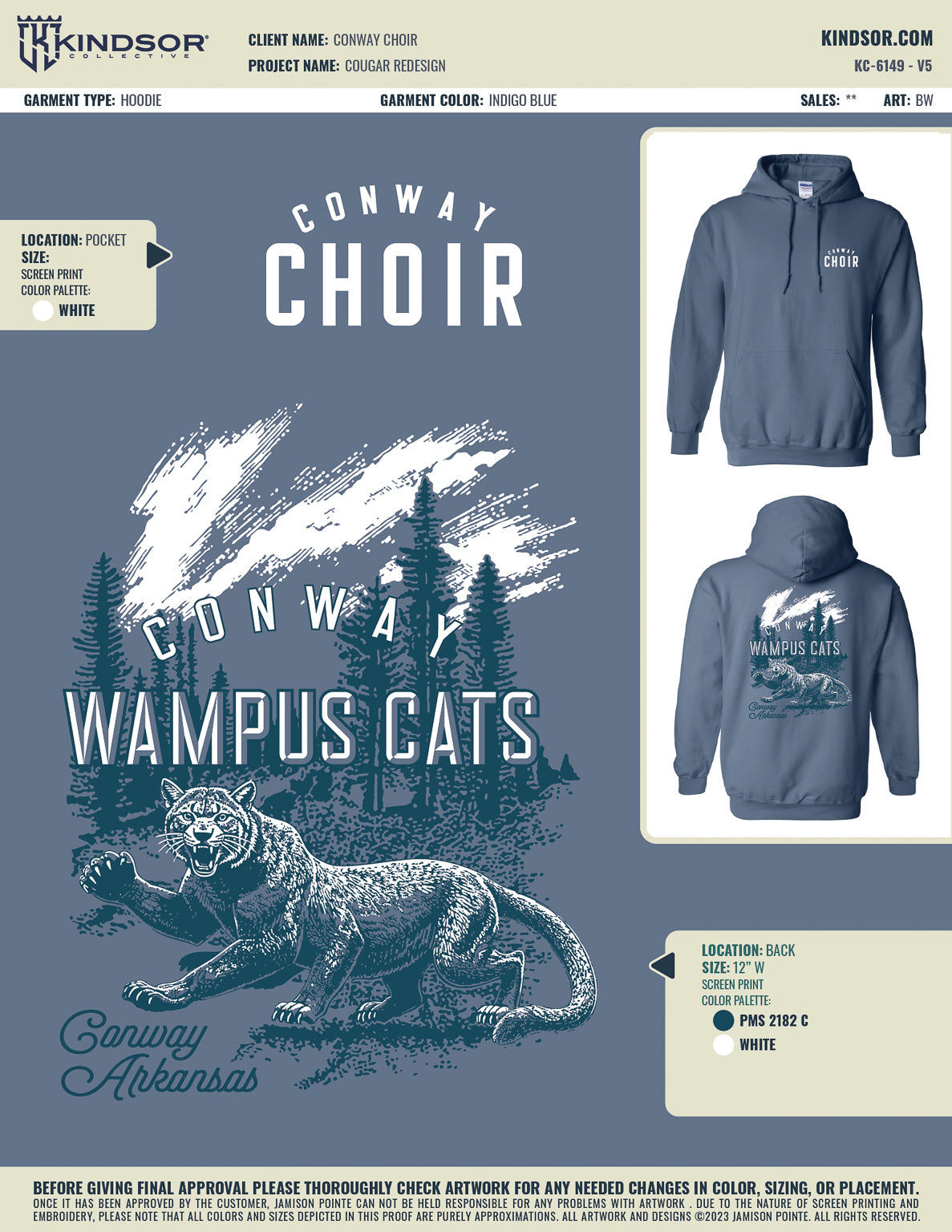 Conway Choir Cougar T-Shirt