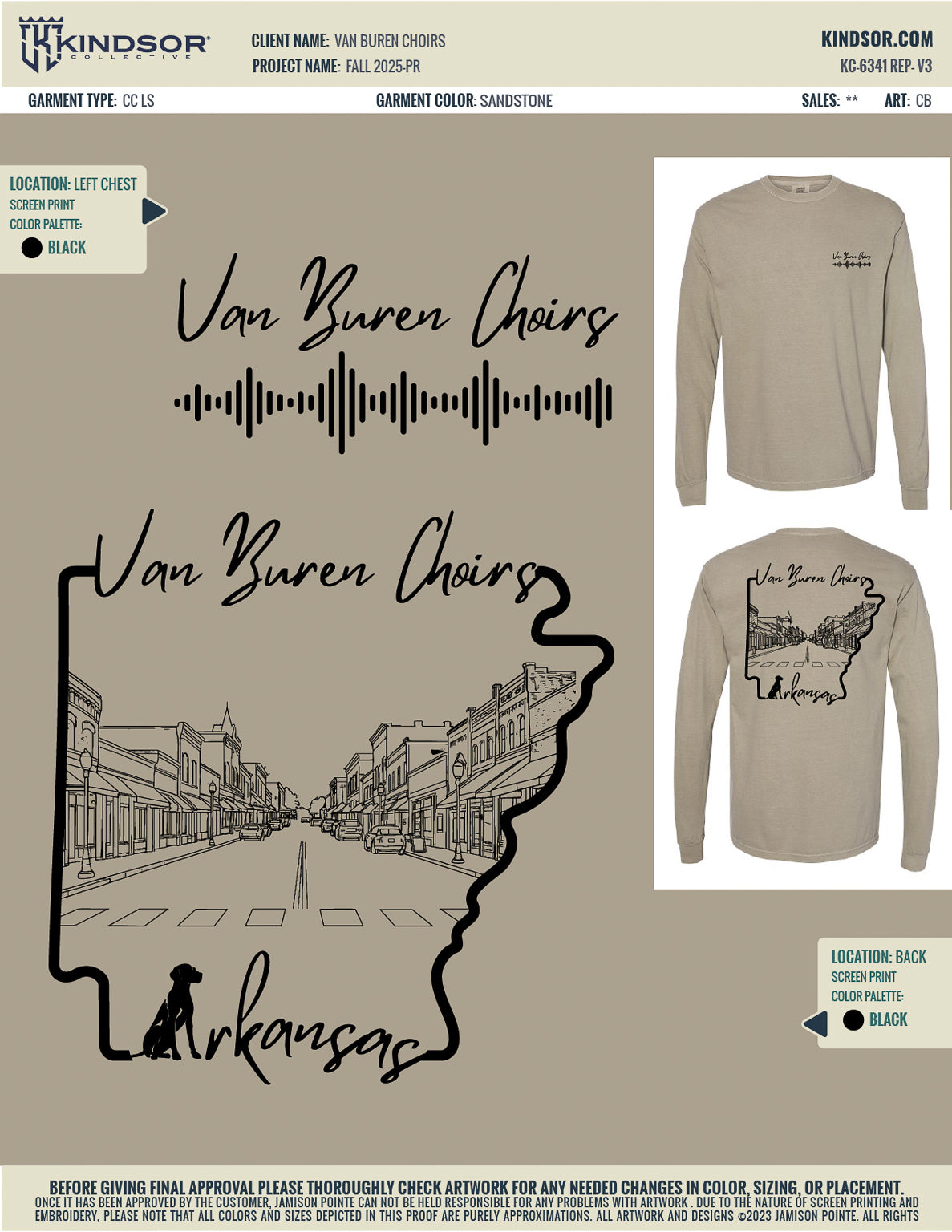 Van Buren Choirs Fall T-Shirt