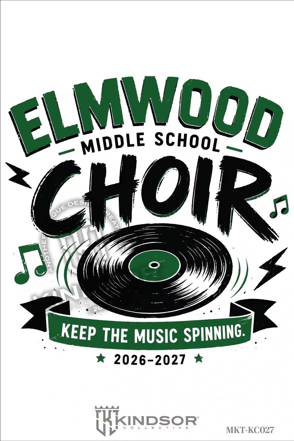 Elmwood Middle School Choir Retro Record Store