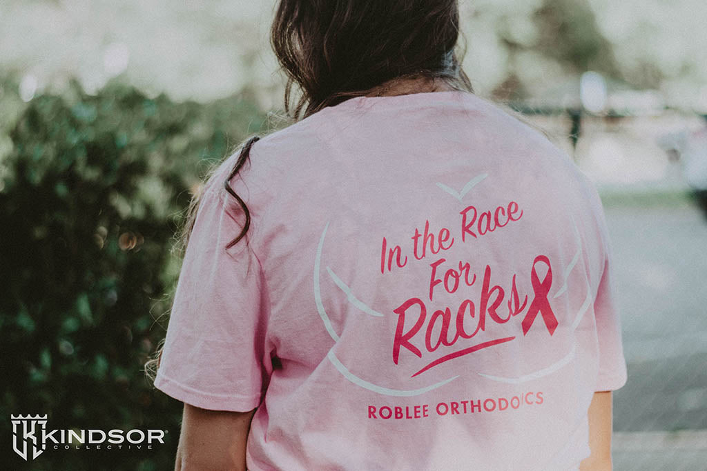 Roblee Orthodontics Breast Cancer Awareness Tshirt