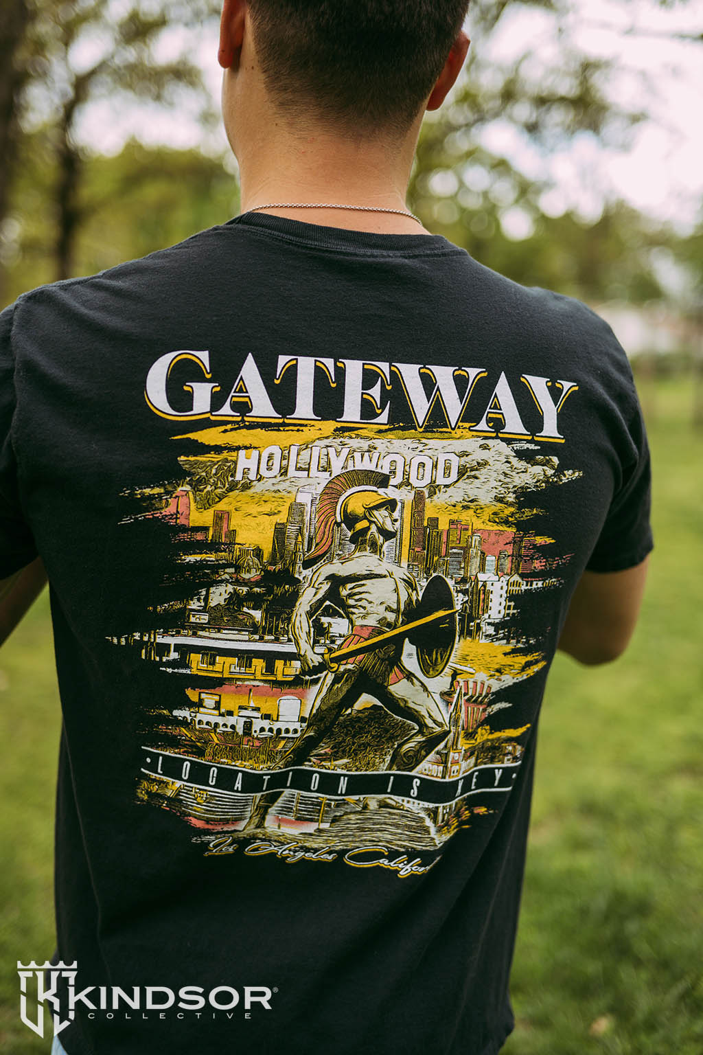 University Gateway Apartments Hollywood Gladiator Tshirt