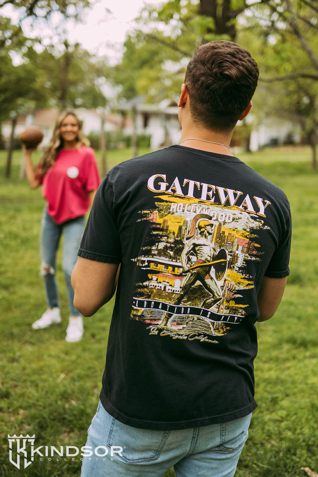 University Gateway Apartments Hollywood Gladiator Tshirt
