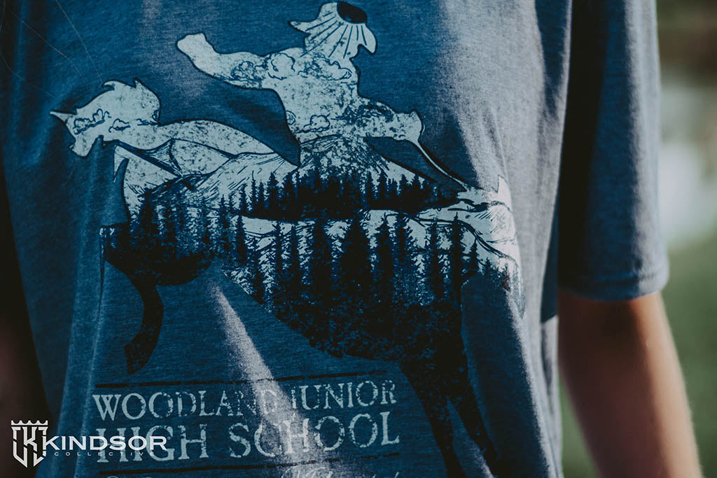 Woodland Junior High School Colt Tshirt