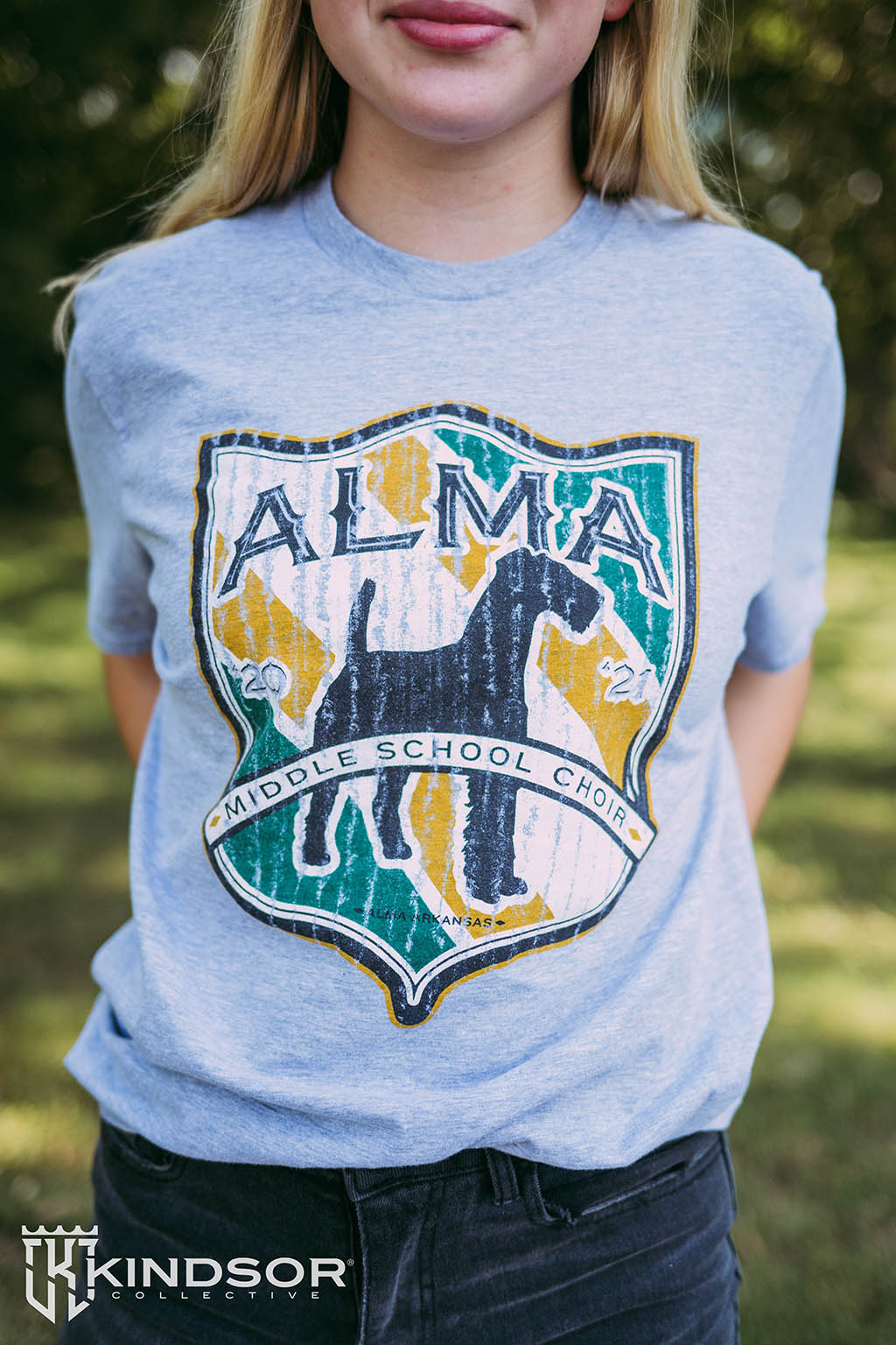 Alma Middle School Choir Airedale Tshirt